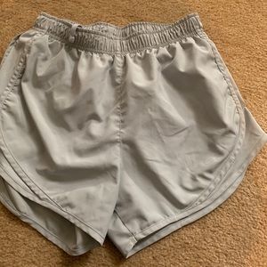 gray nike shorts